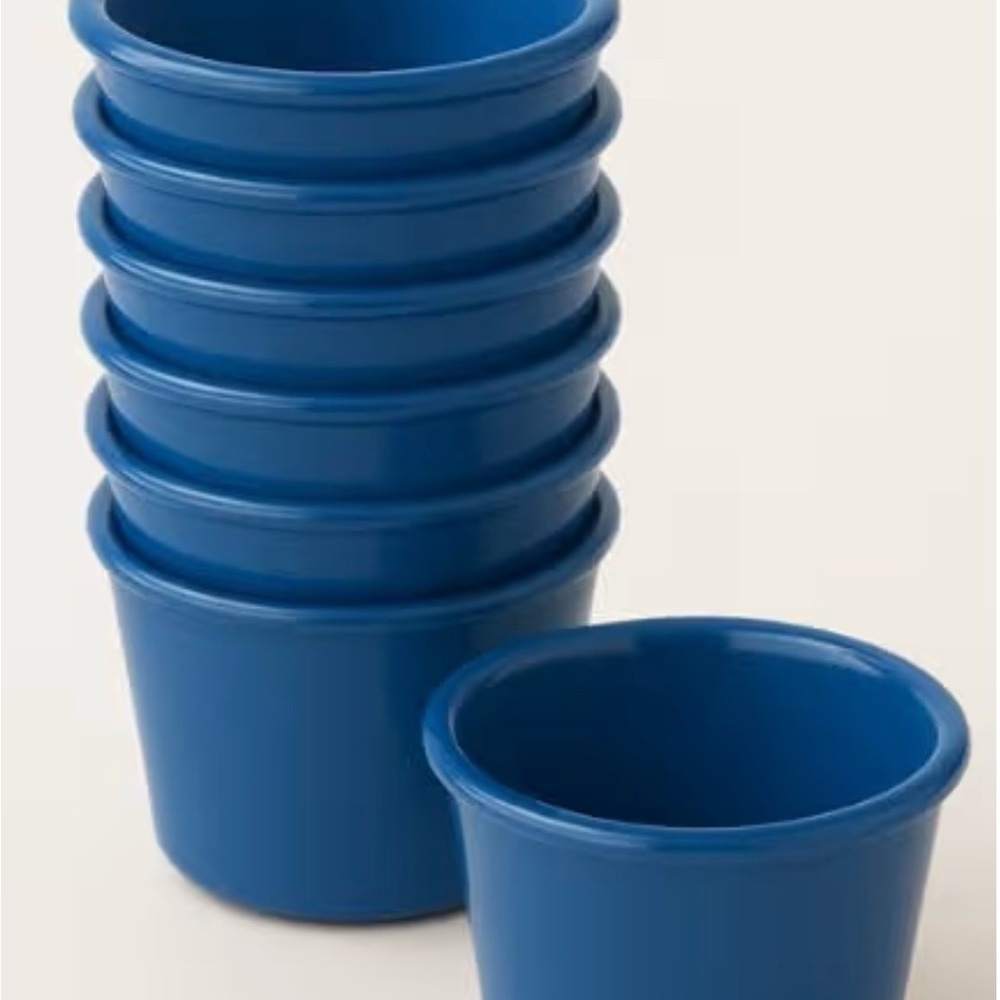 Blue Melamine Ramekin Set of 54